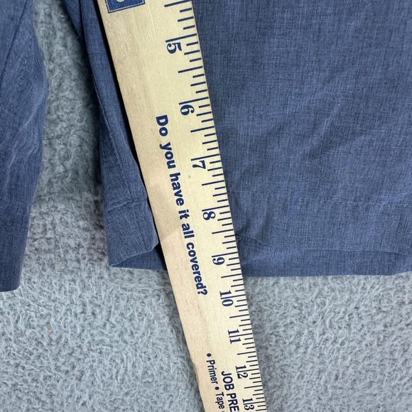 FootJoy Golf Shorts Mens 38 Heather Blue Stretch Performance Chino Flat Front - Picture 3 of 8